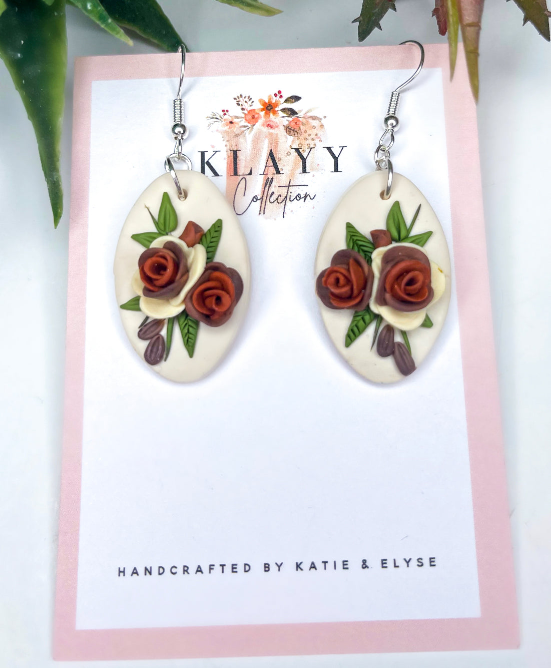 Boho Roses Petite Oval