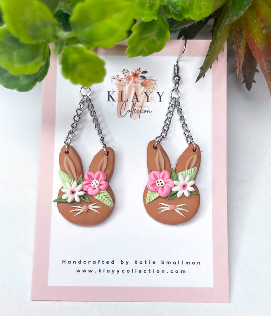 Easter Bunny Tan with chain