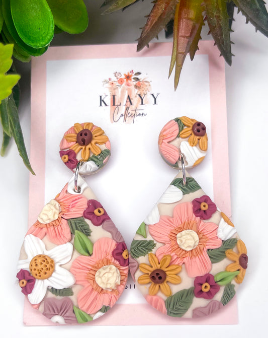 Spring Flowers Teardrop